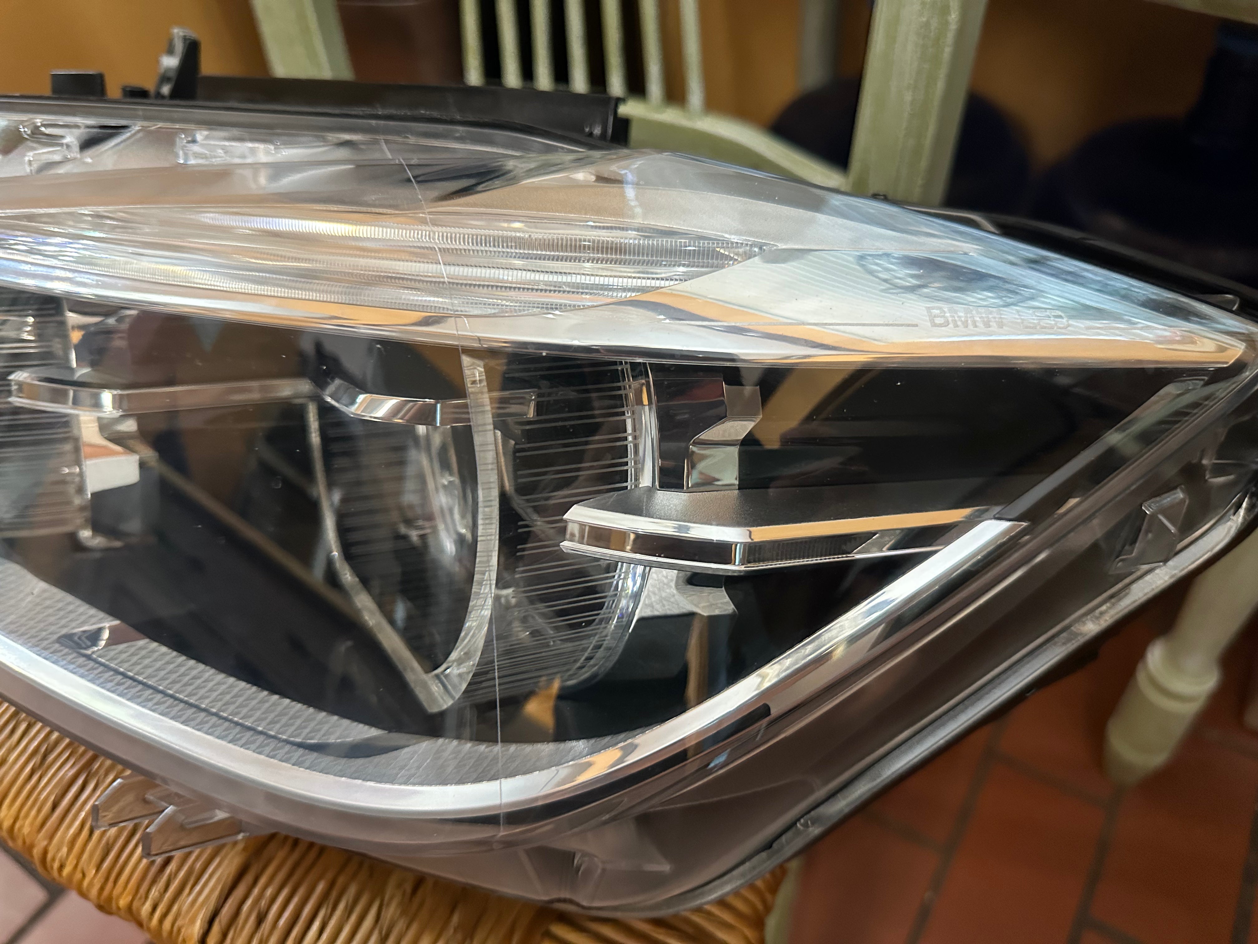 MINT 2016-2018 BMW 3 SERIES F30 LCI LEFT DRIVER HEADLIGHT LED NON-ADAPTIVE OEM